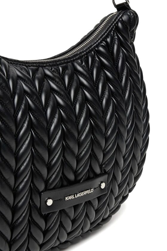 Τσάντα ώμου Weave Karl Lagerfeld - A3W30147-1AV - Image 2