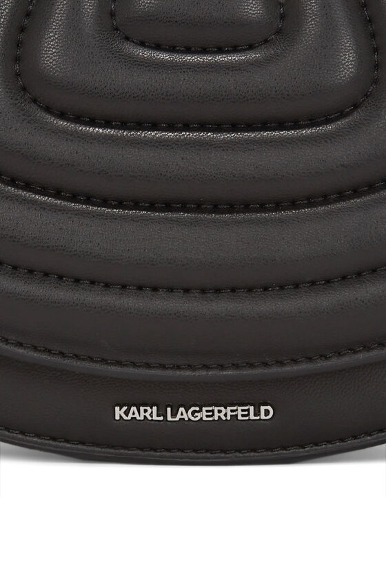Τσάντα ώμου Wellen Saddle Karl Lagerfeld - A3W30259-999 - Image 3