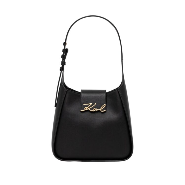 Τσάντα ώμου Signature Hobo Karl Lagerfeld - A1W30434-999