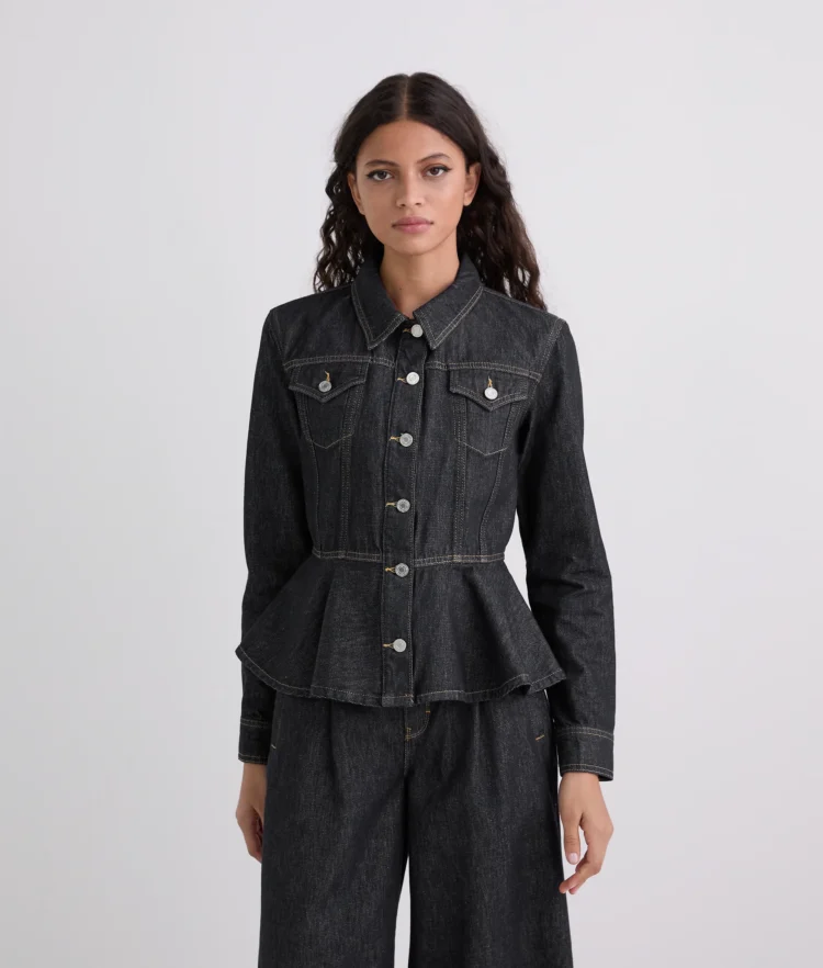 Σακάκι Denim Contrast Stitch Karl Lagerfeld - A3W14001-D24