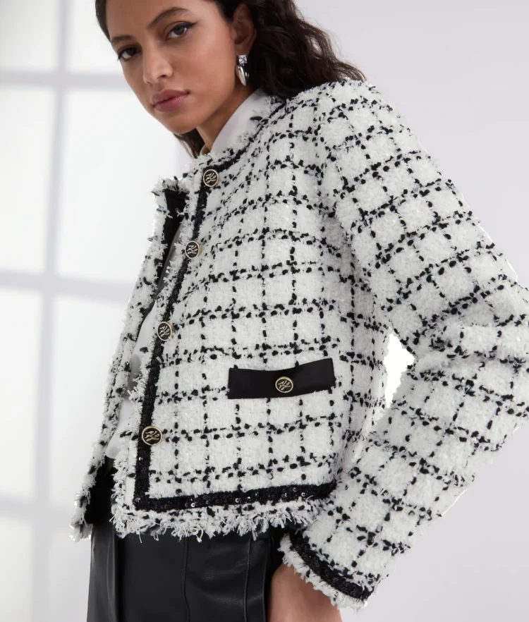 Σακάκι Πλεκτό Boucle Karl Lagerfeld - A3W14038-2DD