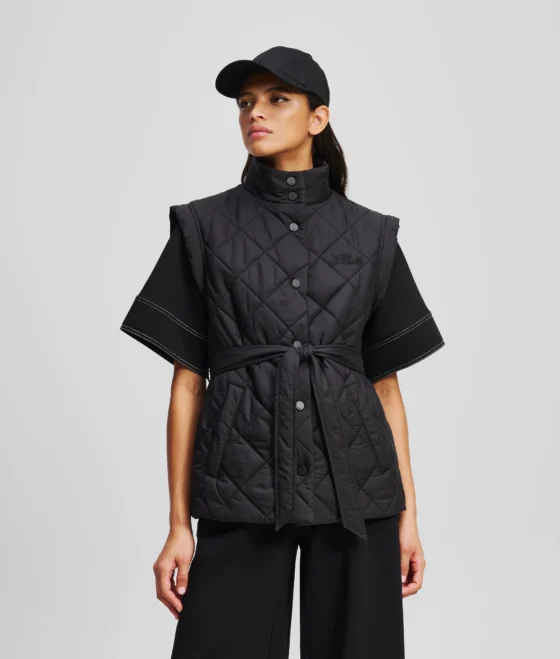 Γιλέκο Quilted Karl Lagerfeld - A3W15045-999 - Image 2