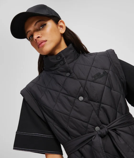 Γιλέκο Quilted Karl Lagerfeld - A3W15045-999 - Image 3
