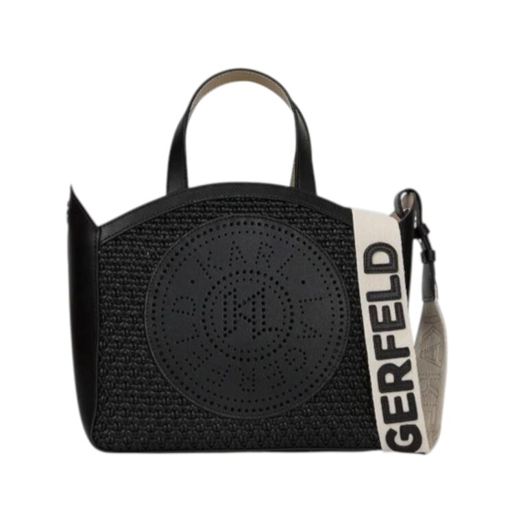 Τσάντα Tote Circle Woven Karl Lagerfeld - A3W30062-999