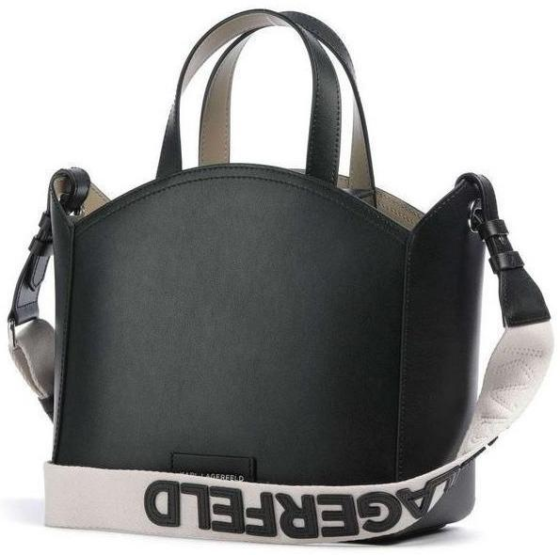 Τσάντα Tote Circle Woven Karl Lagerfeld - A3W30062-999 - Image 3