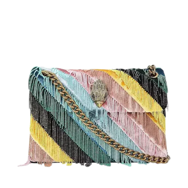 Τσάντα ώμου Mini Kensington Fringes Kurt Geiger - 5017899789-99