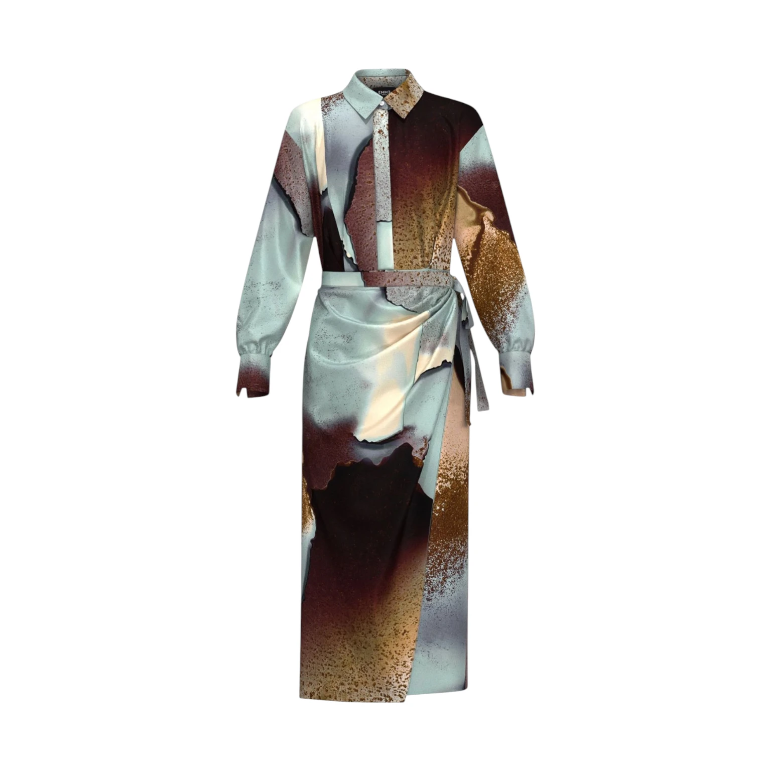 Μακρυμάνικο φόρεμα Emme - MERINGA-001 Μακρυμάνικο φόρεμα Emme - MERINGA-001