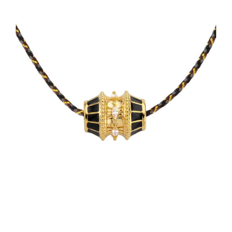 Κολιέ Black Talisman MYA-BAY - CO-263