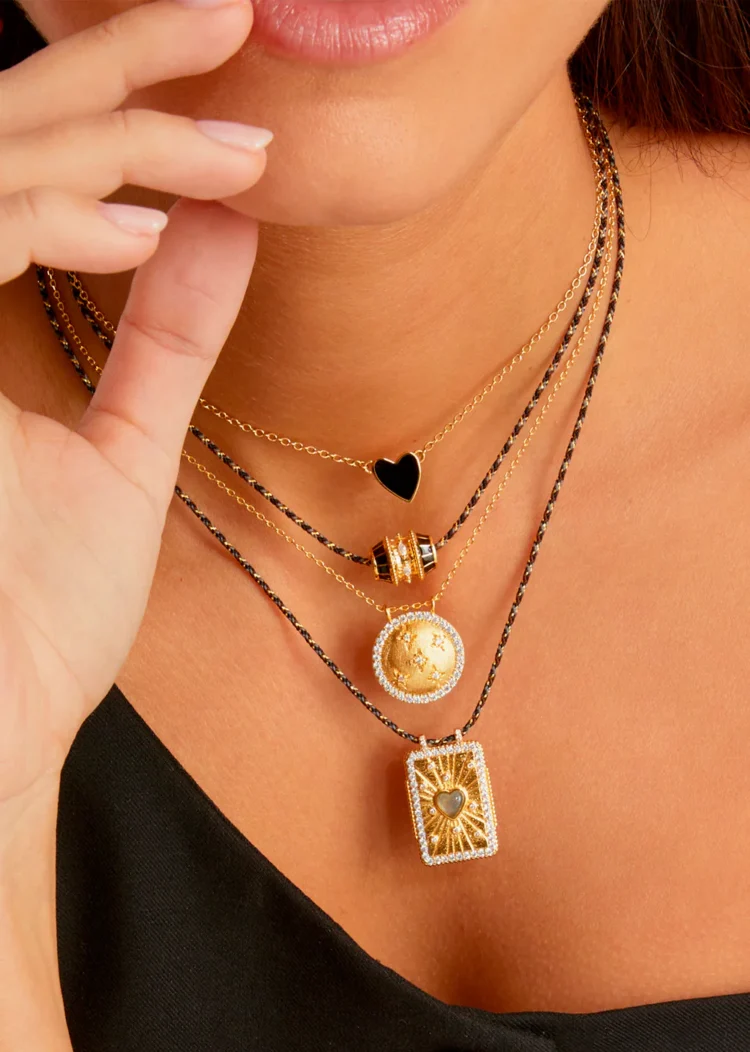 Κολιέ Black Talisman MYA-BAY - CO-263